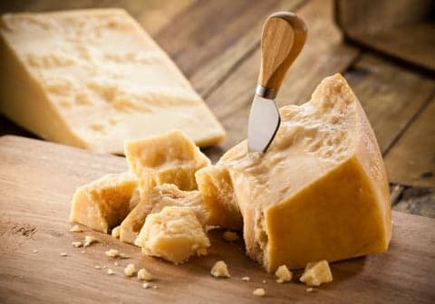 chunk of parmesan cheese