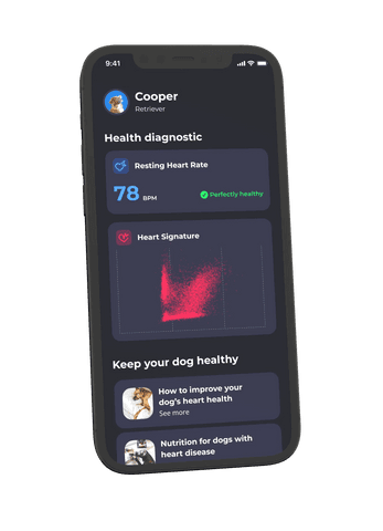 smart dog collar app screenshot