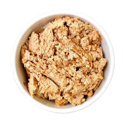 wainwrights atlantic salmon wet food seen from above